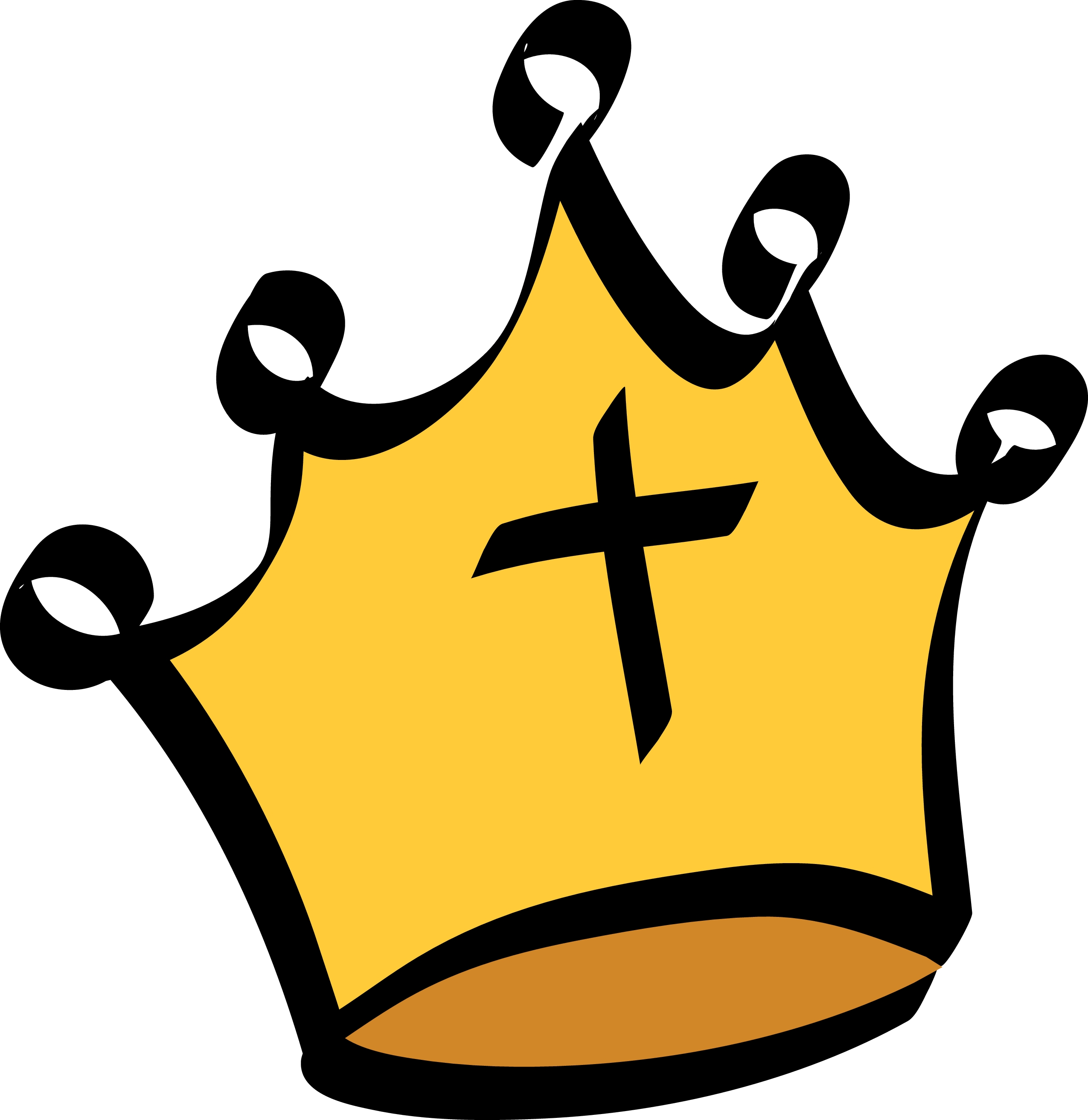 free cross and crown clipart - photo #9