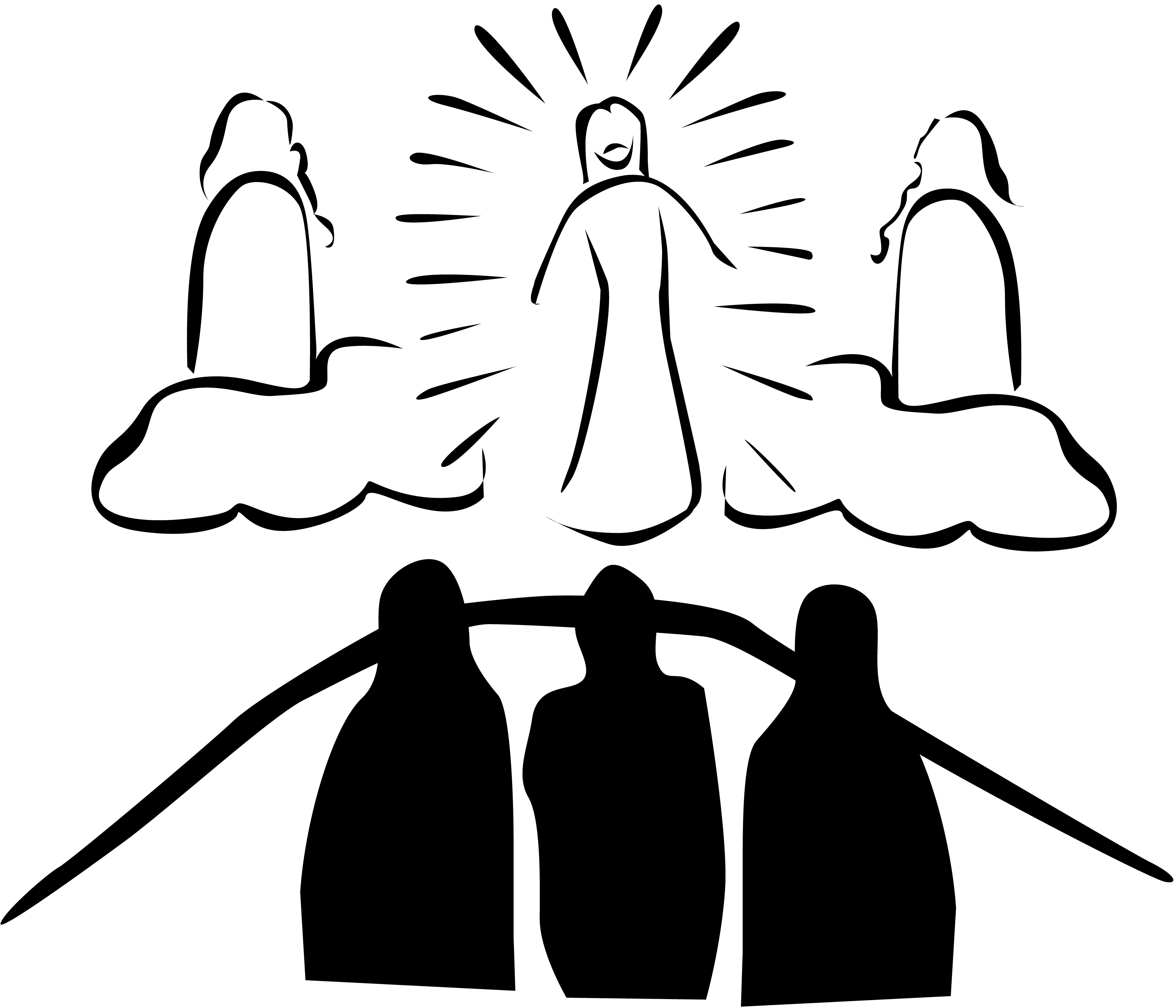 clipart jesus transfiguration - photo #11